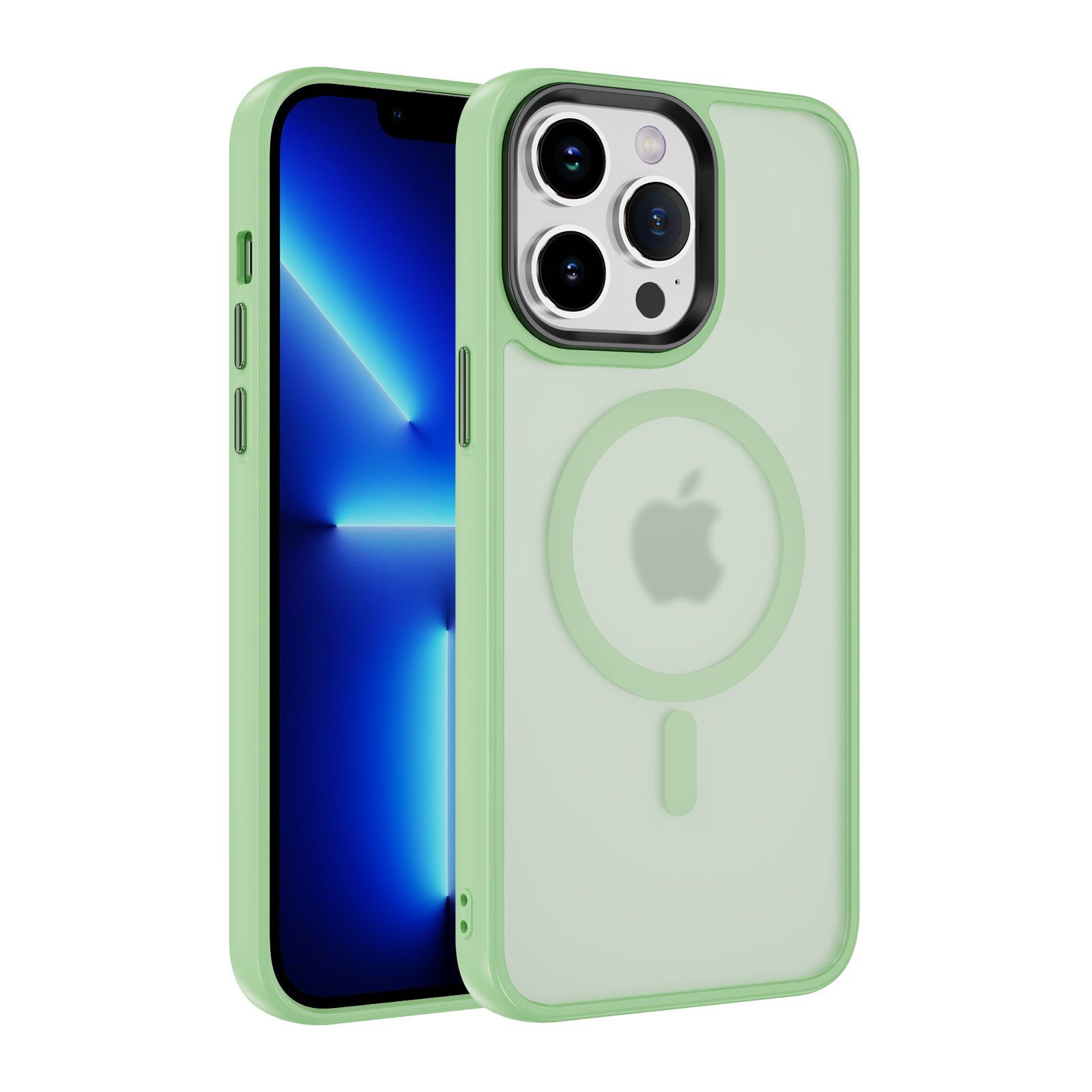 Tec-Expert Handyhülle Magnet Hülle für Apple iPhone 14 Pro 6.1 Zoll, 6.1, kompatibel zu Magsafe magnetisches Laden