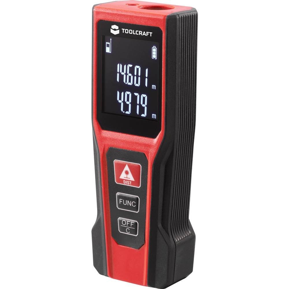 TOOLCRAFT Entfernungsmesser Laser-Distanzmesser 20 Meter TO-6680535