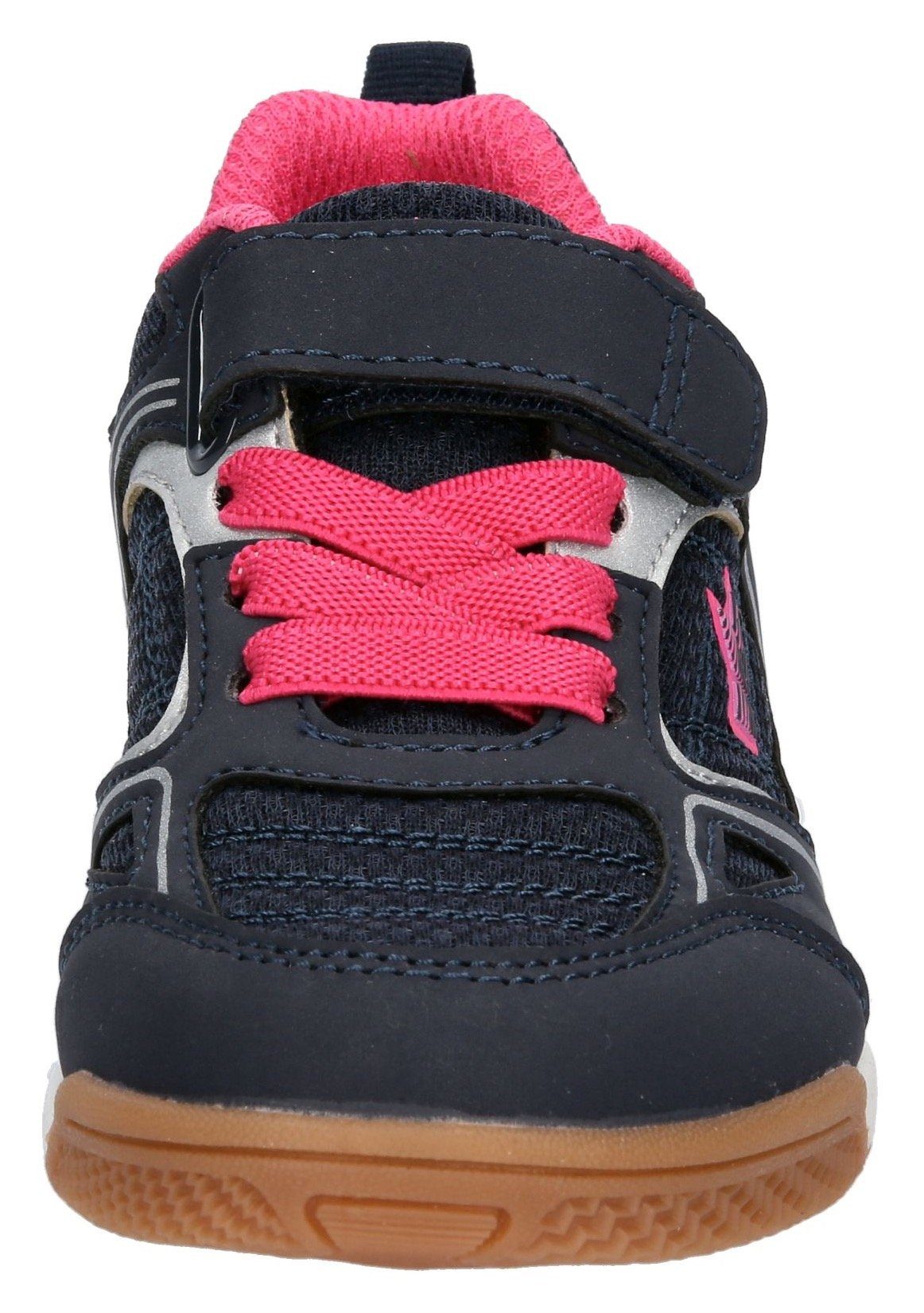 Gummizug VS RACINE navy Sneaker mit Lico pink