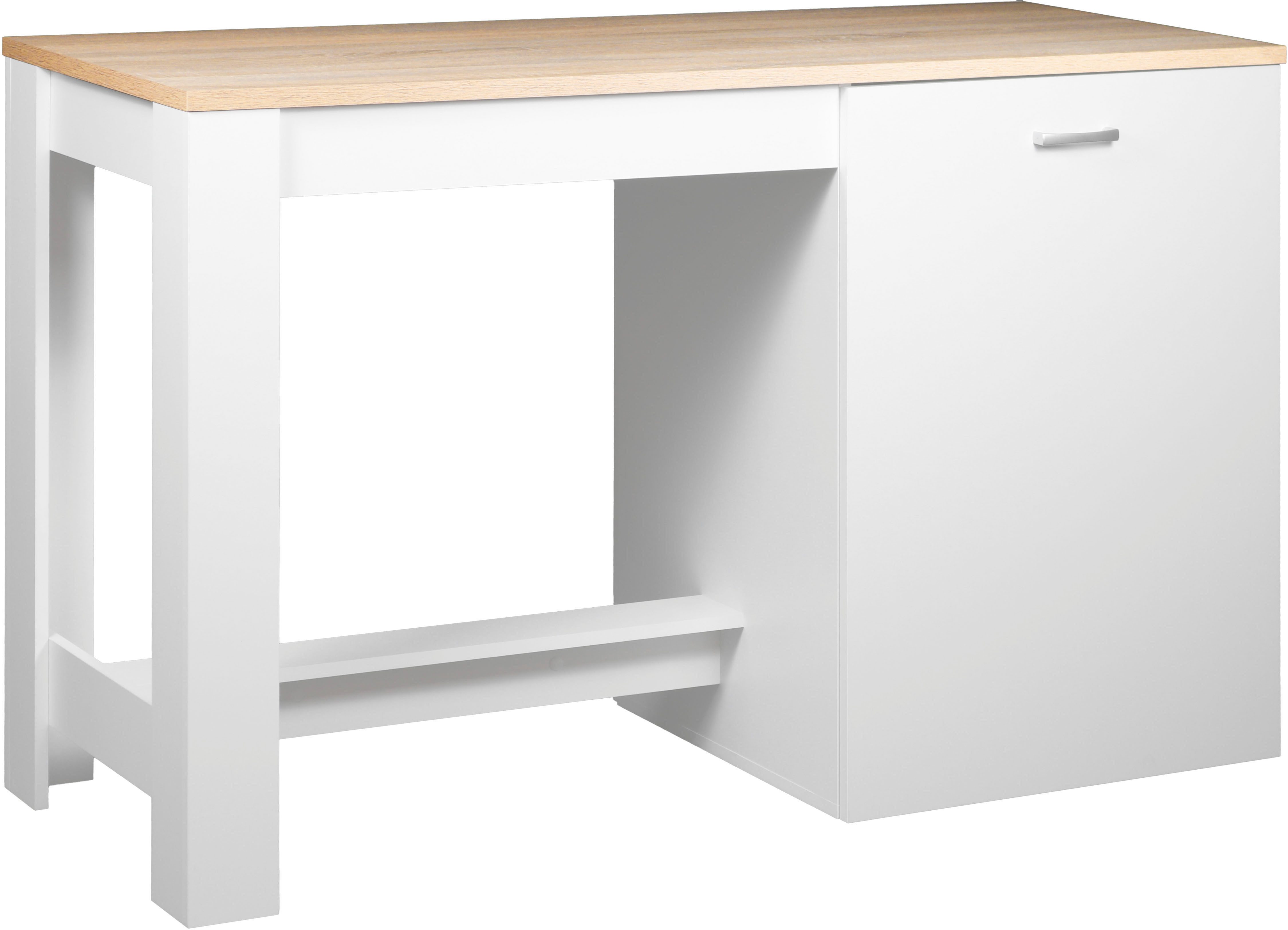 BASIC by Balculina Кухніinsel Andy Кухніinsel, Breite 138 cm, Stauraum und Essplatz