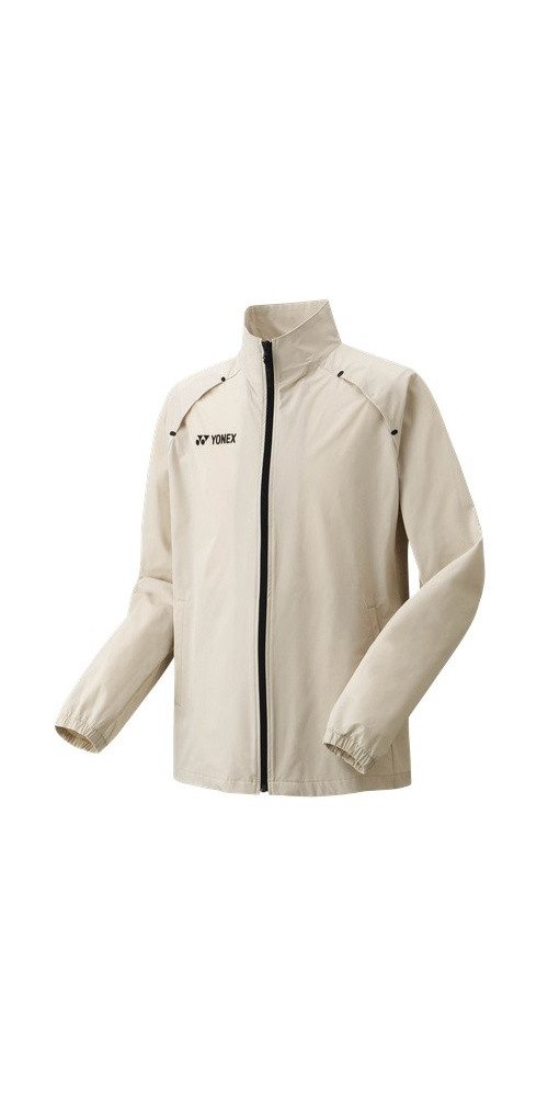 Yonex Trainingsjacke Practice (100% Polyester) 2024 beige Herren