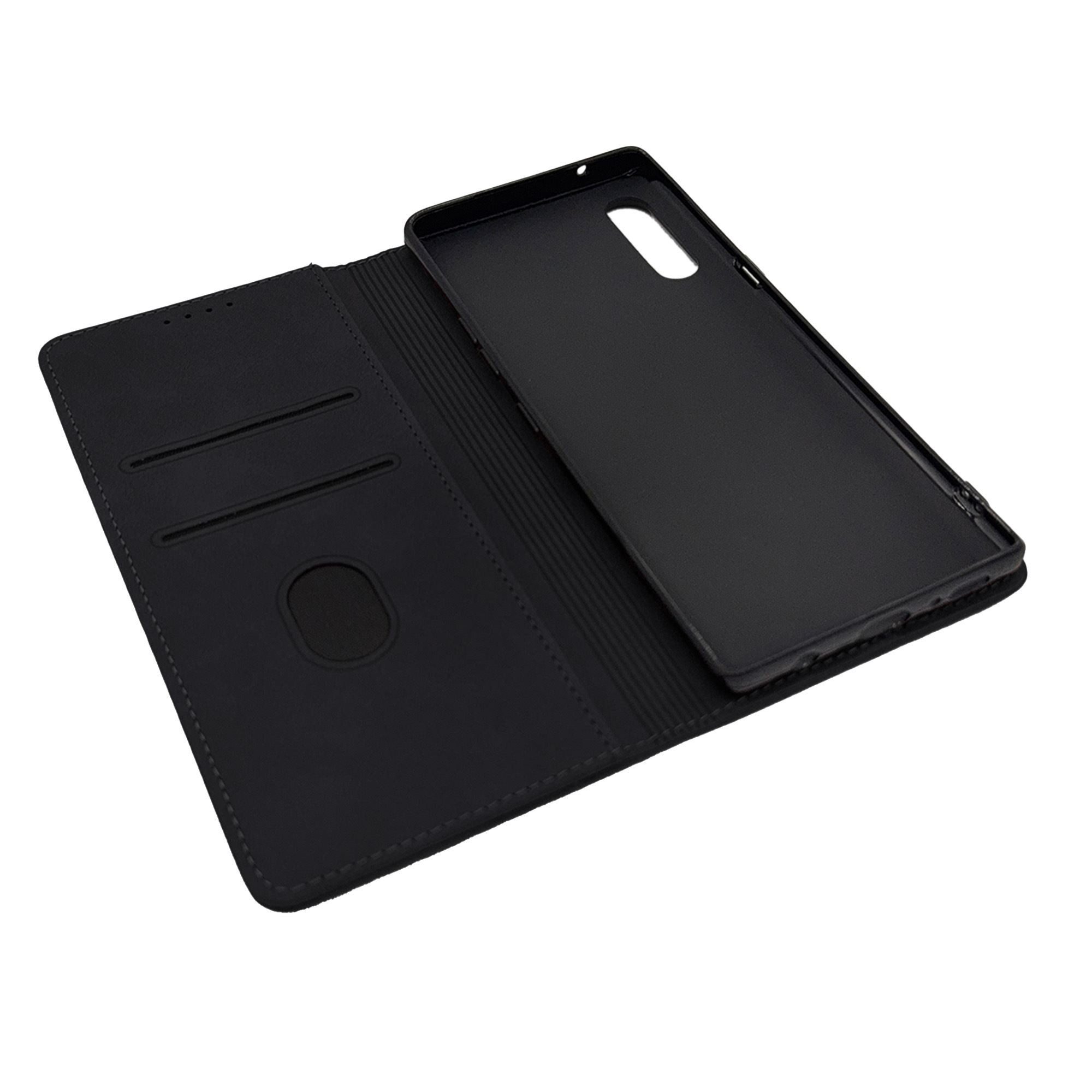 mtb more energy Smartphone-Hülle Premium für LG Velvet (LM-G900EM, 6.8), Schwarz