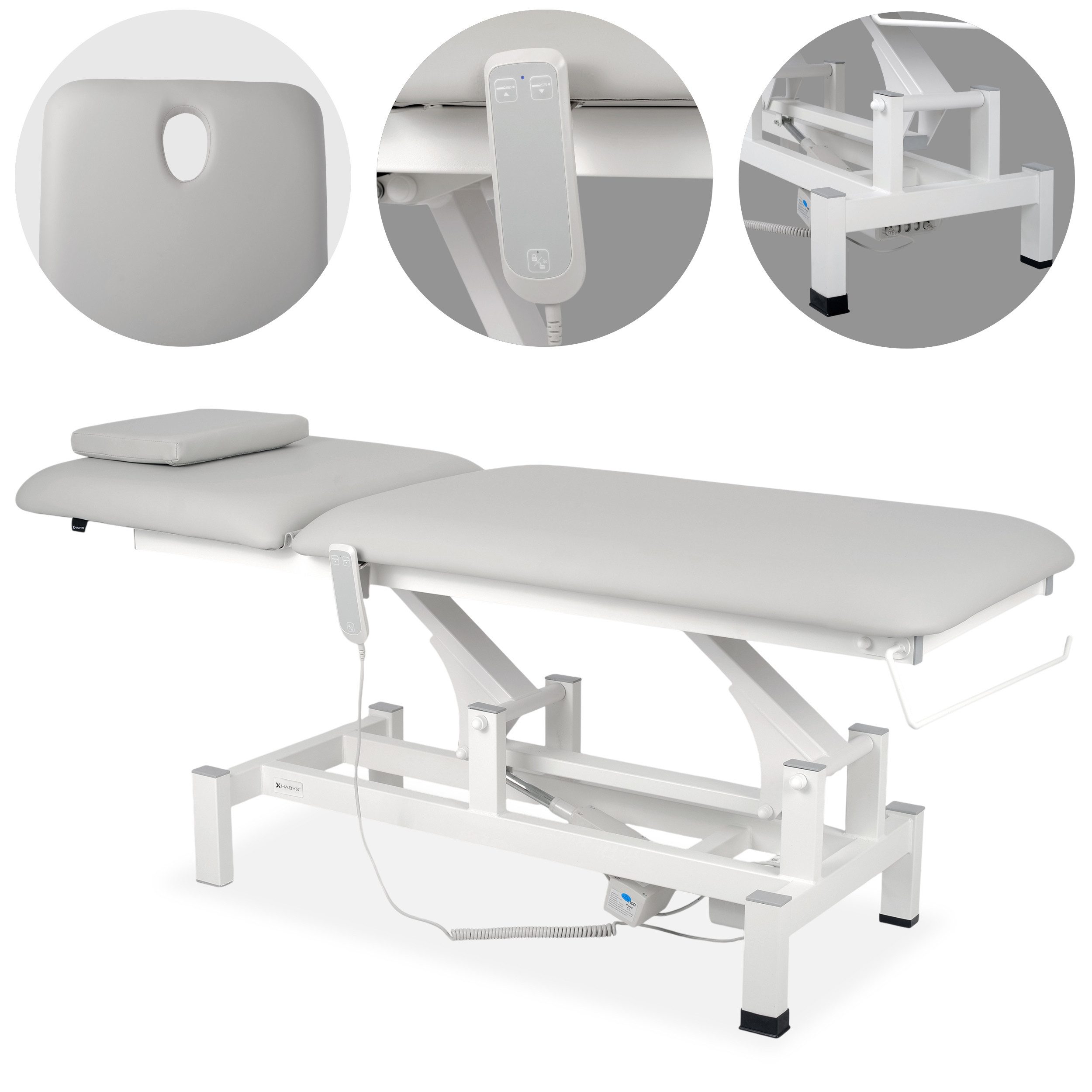 Habys Massageliege Fortis 2 Elektrische Behandlungsliege Therapieliege Handfernbedienung
