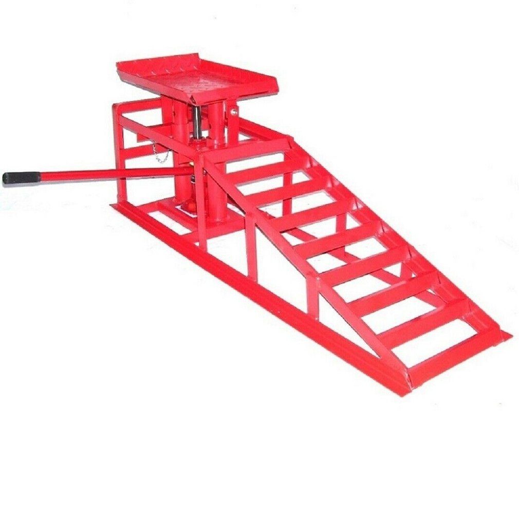 Apex Auffahrrampe PKW Auffahrrampe höhenverstellbar 55337 Rampe 2t 2000kg Hebebühne