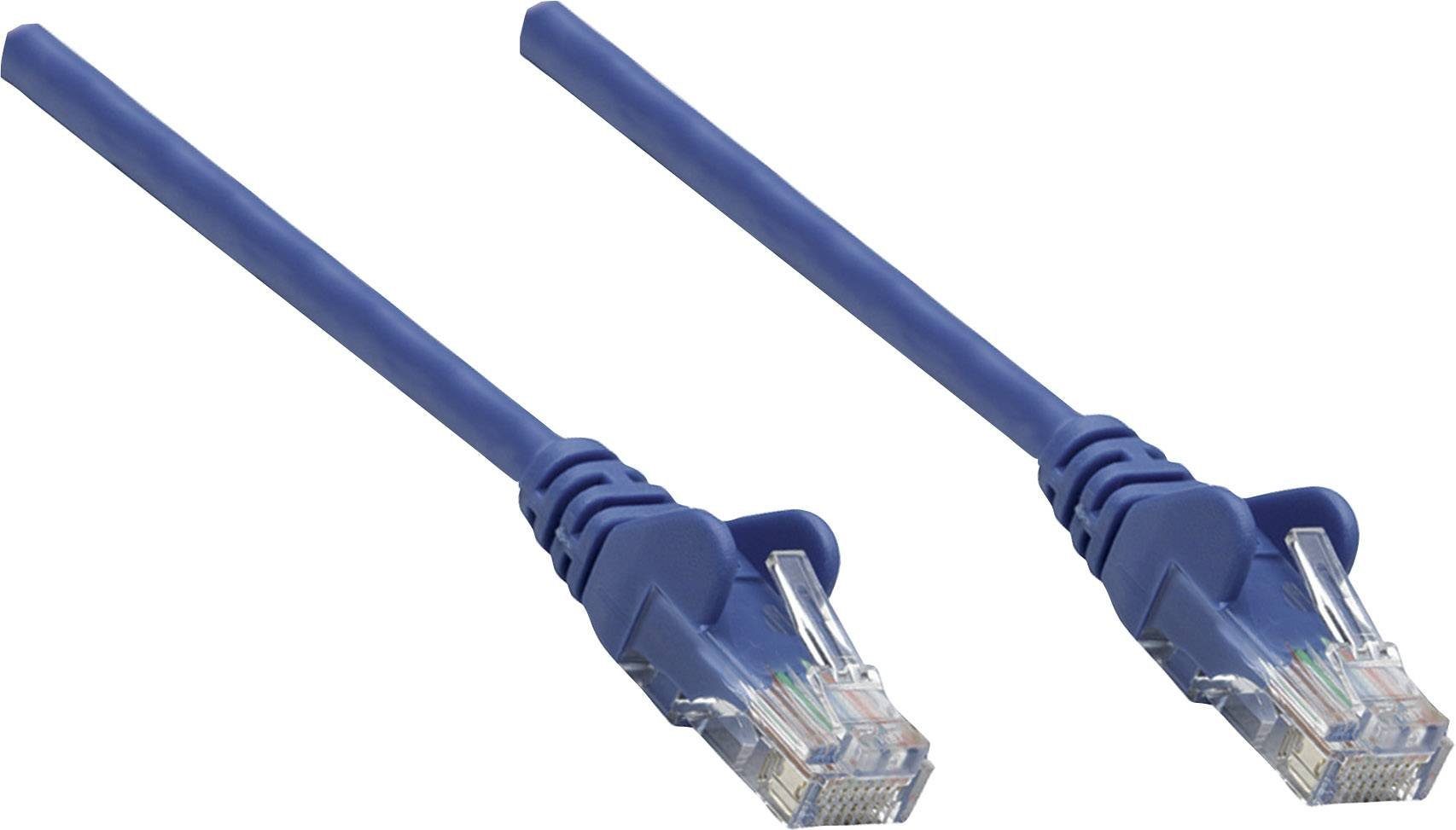 Intellinet INTELLINET Netzwerkkabel Cat6A S/FTP CU LS0H 0,50m Blau RJ-45 Steck... Netzwerkkabel