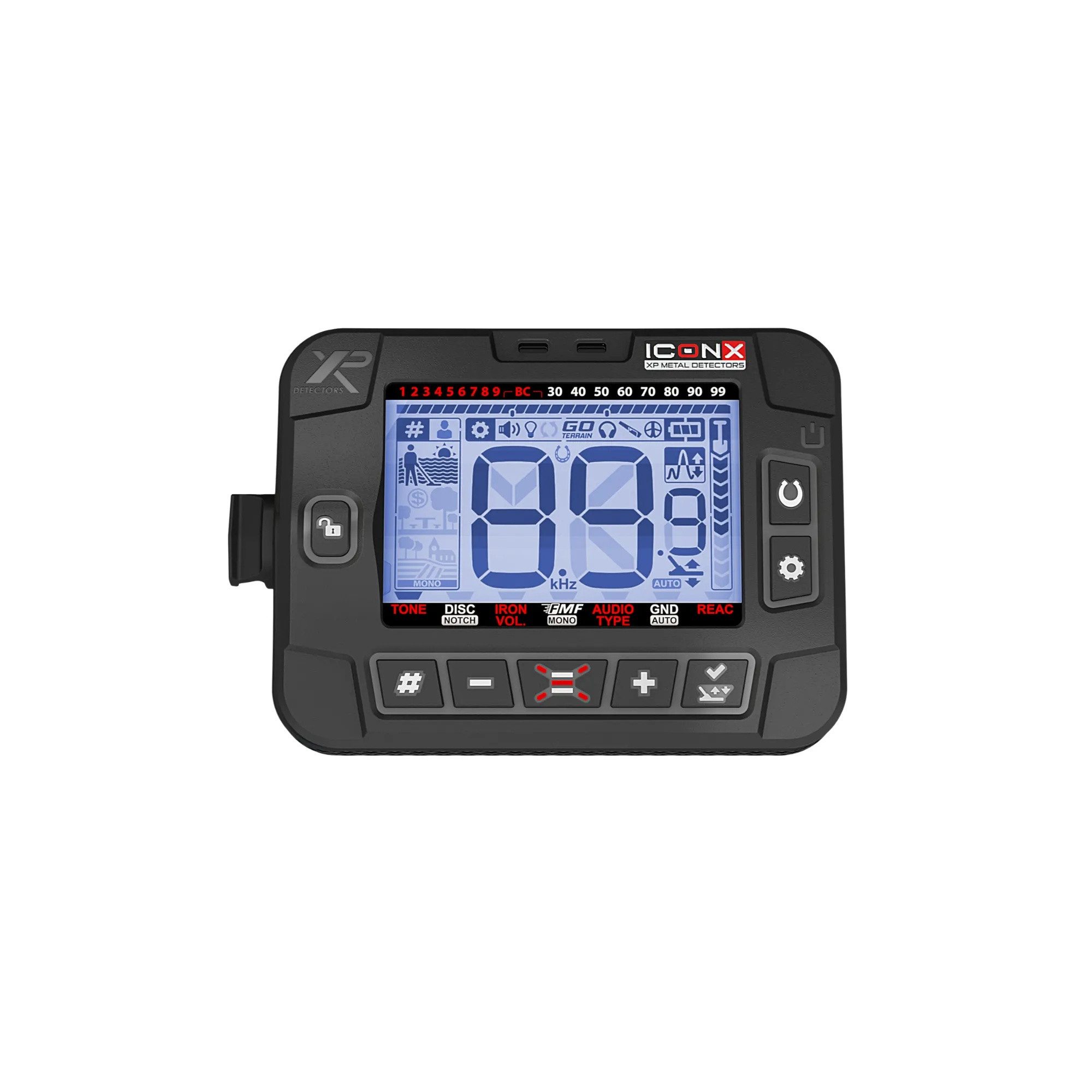 XP Metal Detectors Metalldetektor ICONX, 28cm Suchspule, Multifrequenz