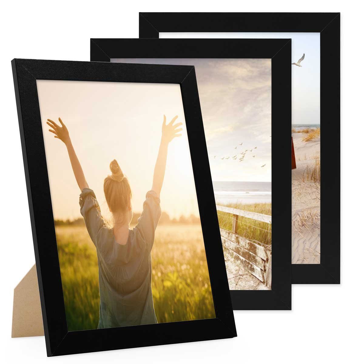 PHOTOLINI Bilderrahmen 3er Set breite Rahmen, günstig online kaufen