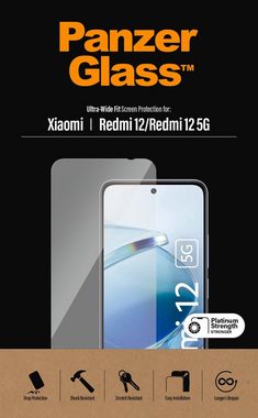 PanzerGlass Screen Protector für Xiaomi Redmi 12, Displayschutzglas, Schutzglas