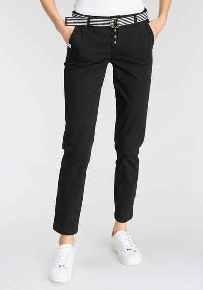 Schwarze Damen Chinohosen kaufen » Schwarze Damen Chinos