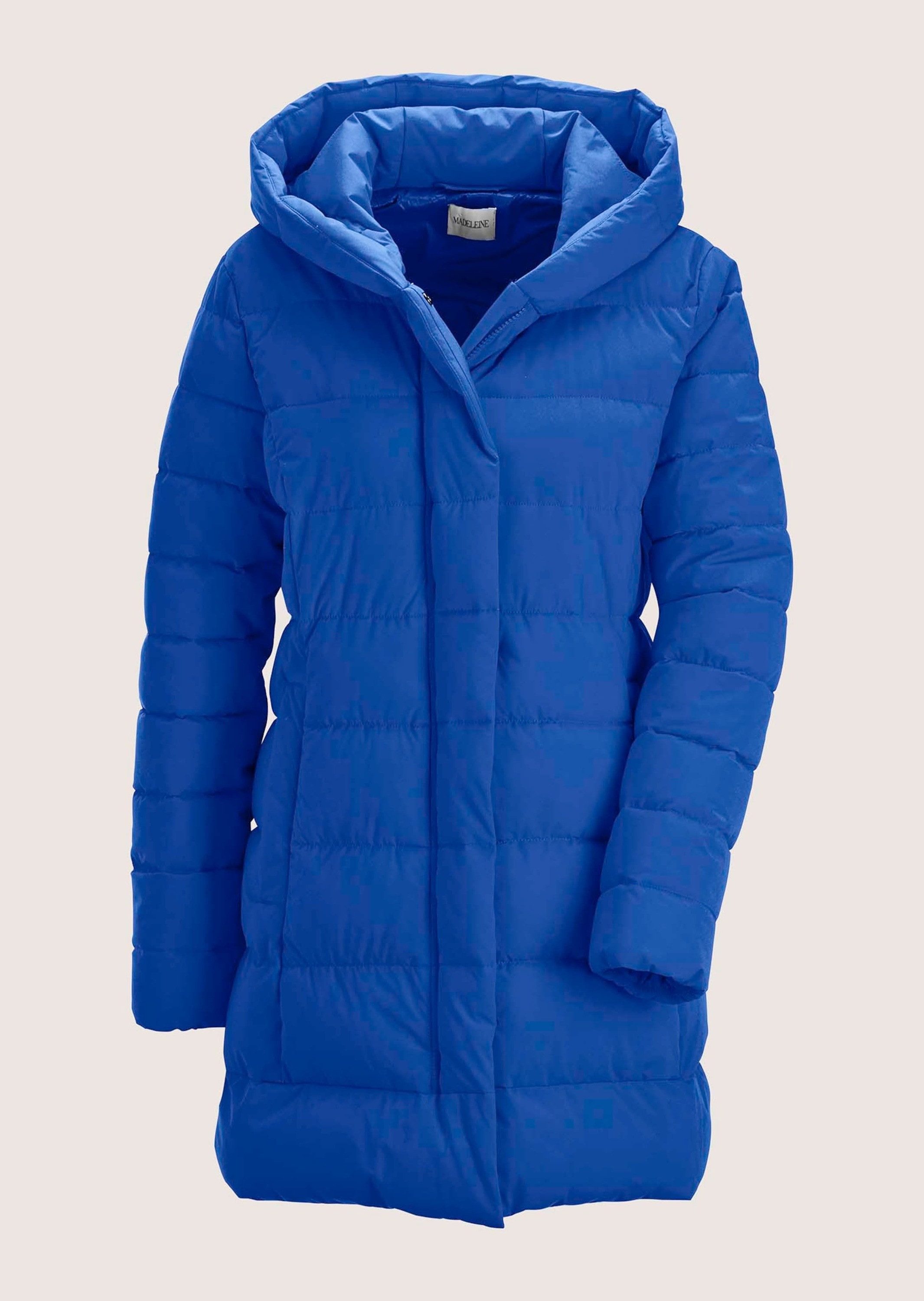 Steppjacke Lange Steppjacke mit Kapuze