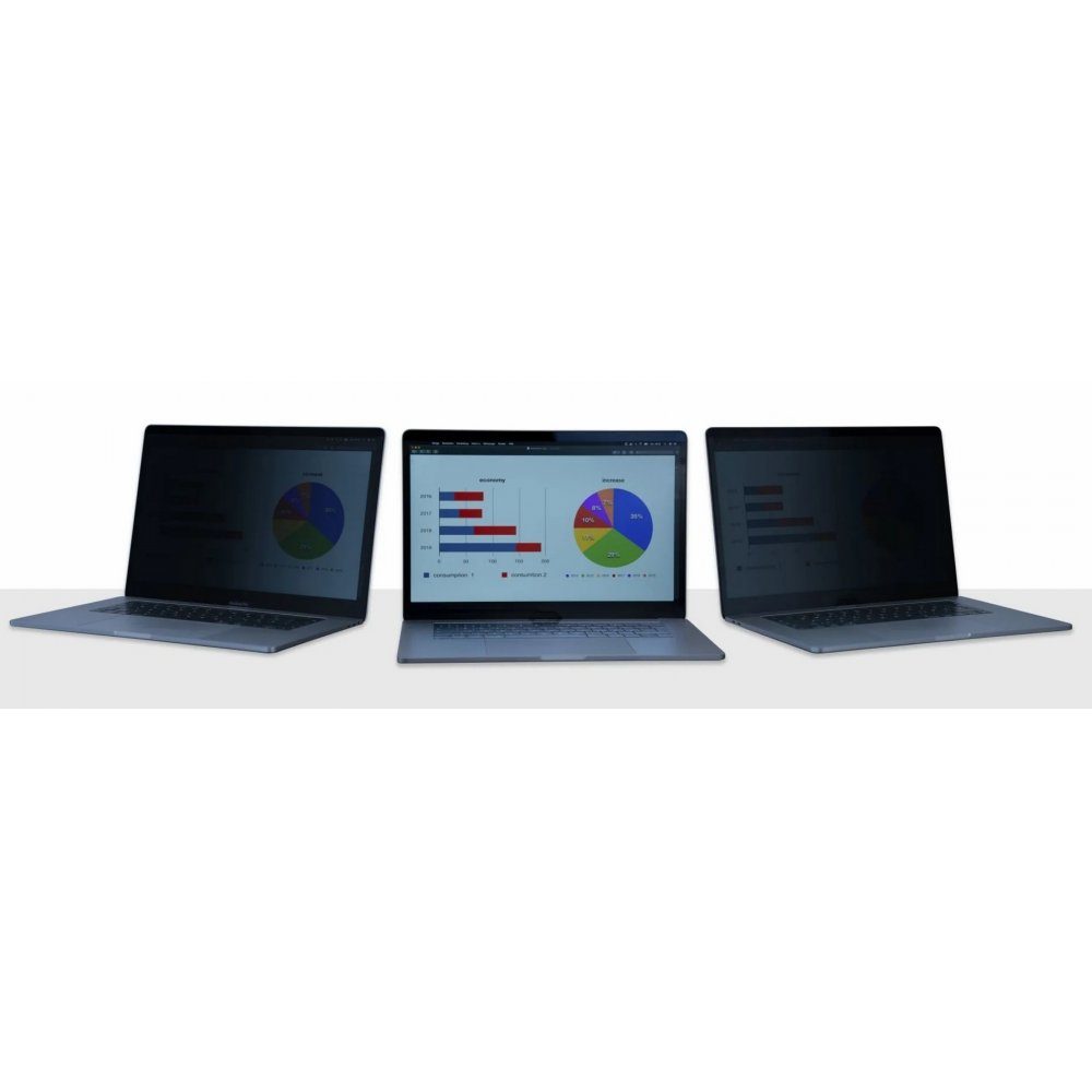 KAPSOLO Schutzfolie 2-Wege Blickschutzfolie HP Elitebook Blickschutzfilter transparent