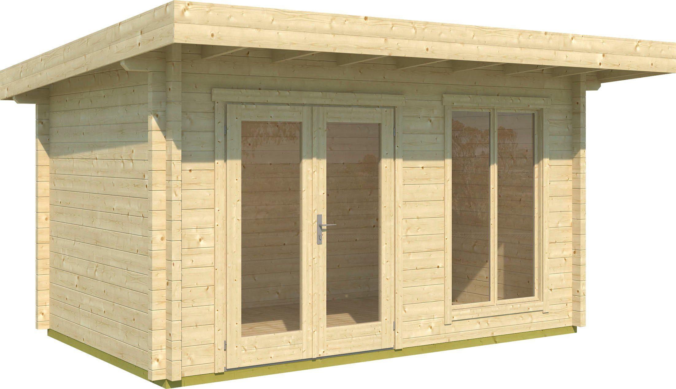 LASITA MAJA Gartenhaus DORSET, BxT: 460x360 cm, (Set, inkl. Fussbodenbretter zum verlegen)
