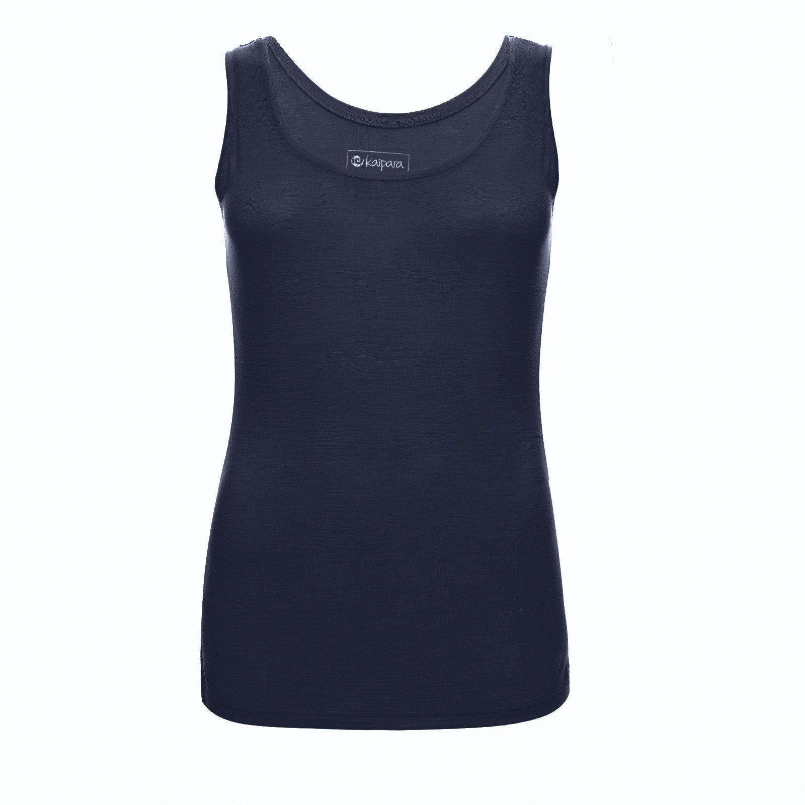 Kaipara - Merino Sportswear Funktionsshirt Merino Top Damen Slimfit 150 (1-tlg) aus reiner Merinowolle Made in Germany Marine