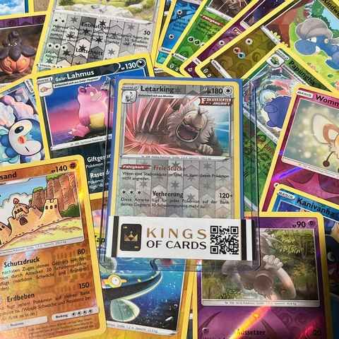 KingsofCards Sammelkarte Pokemon Set mit 20 Holokarten oder Reverseholos- Deutsch