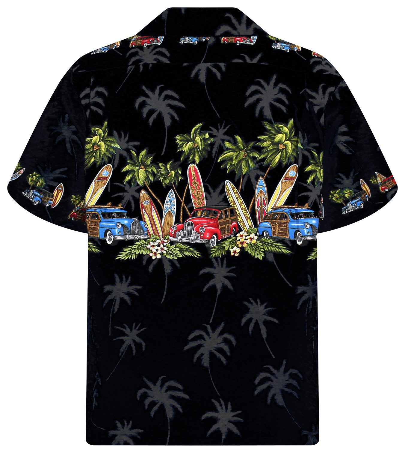 Pacific Legend Hawaiihemd Surfbretter Autos Original günstig online kaufen
