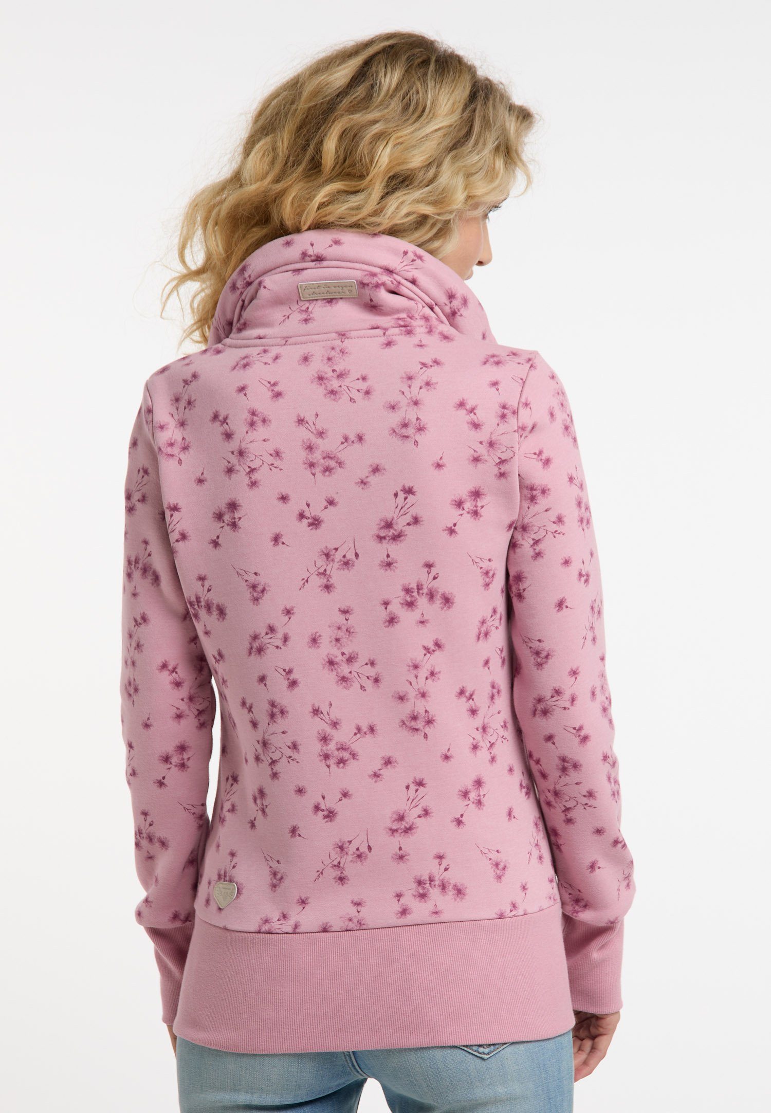 RYLIE BLUETE Sweatshirt & ZIP Nachhaltige Ragwear DUSTY Vegane PINK Mode