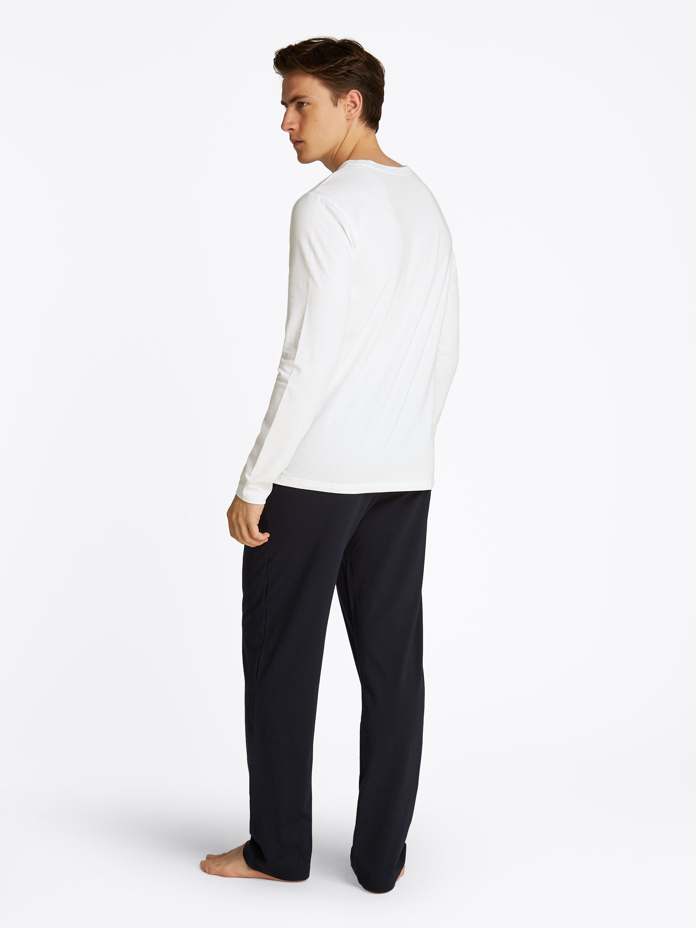 Tommy Hilfiger Underwear Pyjama LS JERSEY PJ SET (Set, 2 tlg., 2er) mit Log günstig online kaufen