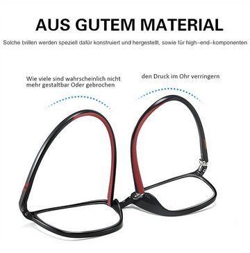 PACIEA Lesebrille Blaulichtfilter Schmal Ultraleicht&dünn Blendfrei Damen Herren