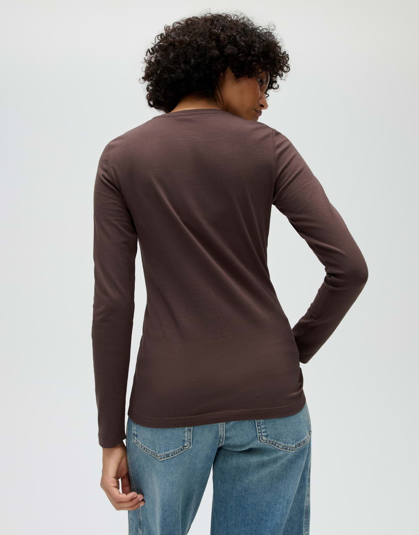 OPUS Langarmshirt SMILLA Slim Longsleeve aus Jersey – Bild 3 von 5