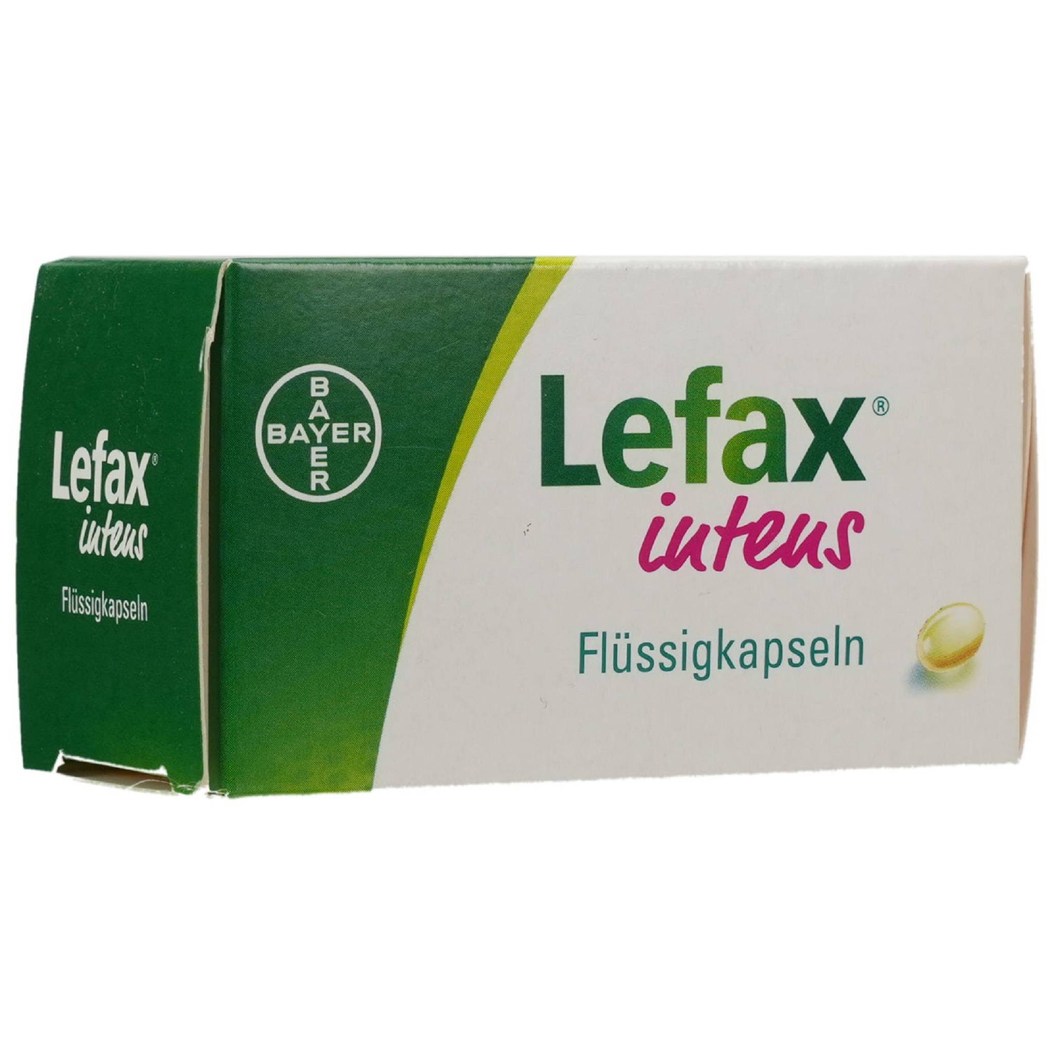 Bayer Vital GmbH LEFAX intens Flüssigkapseln 250 mg Simeticon Kapseln