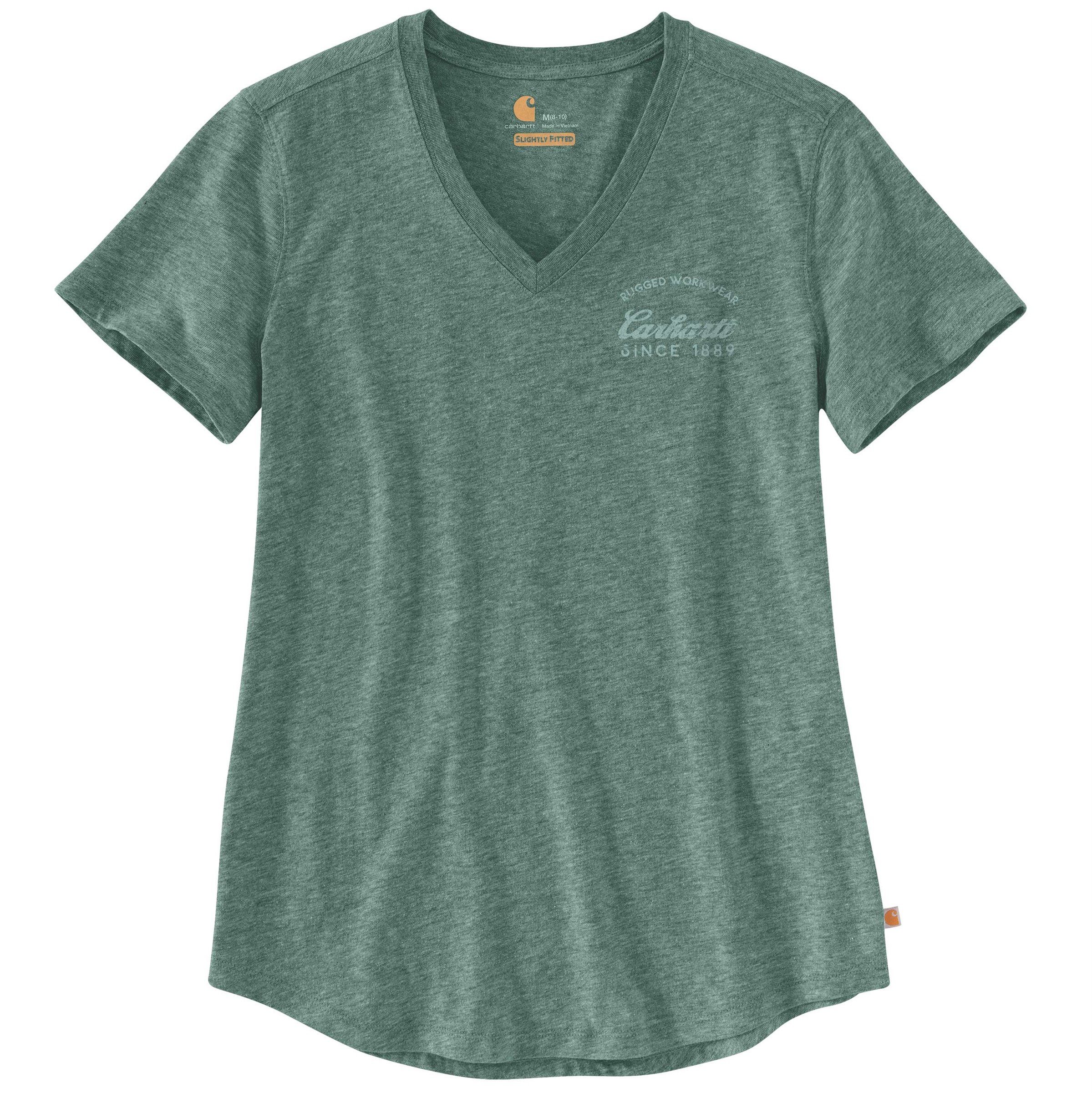 Lockhart Carhartt T-Shirt green nep T-Shirt Carhartt heather Adult Damen Carhartt Graphic musk