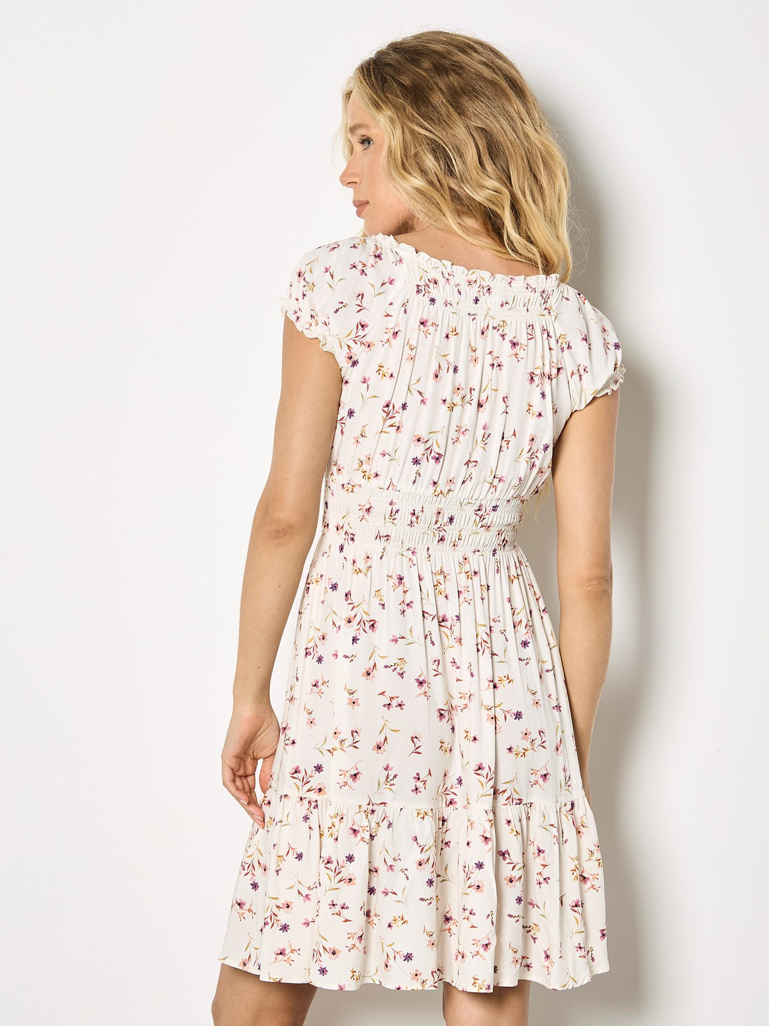 Apricot Minikleid Smok-Mini-Kleid mit Blumenprint (Not specified) mit Smokd günstig online kaufen