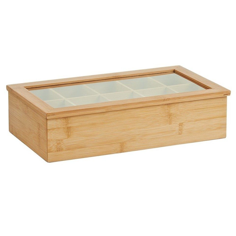 Zeller Present Teebox, Bambus, (einzeln, 0-tlg., einzeln)