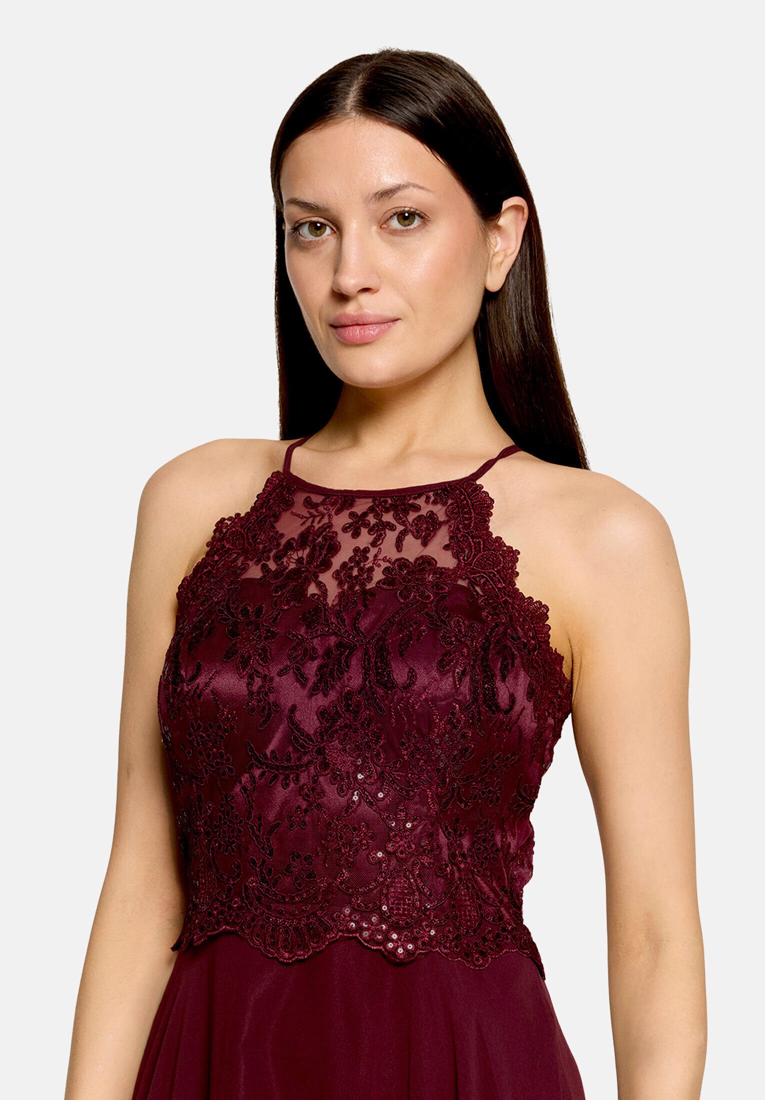 Vera Mont Abendkleid Damen rückenfrei Spitze