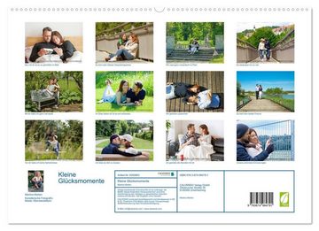 CALVENDO Wandkalender Kleine Glücksmomente Zuneigung, Vertrauen, Liebe (Premium, hochwertiger DIN A2 Wandkalender 2023, Kunstdruck in Hochglanz)