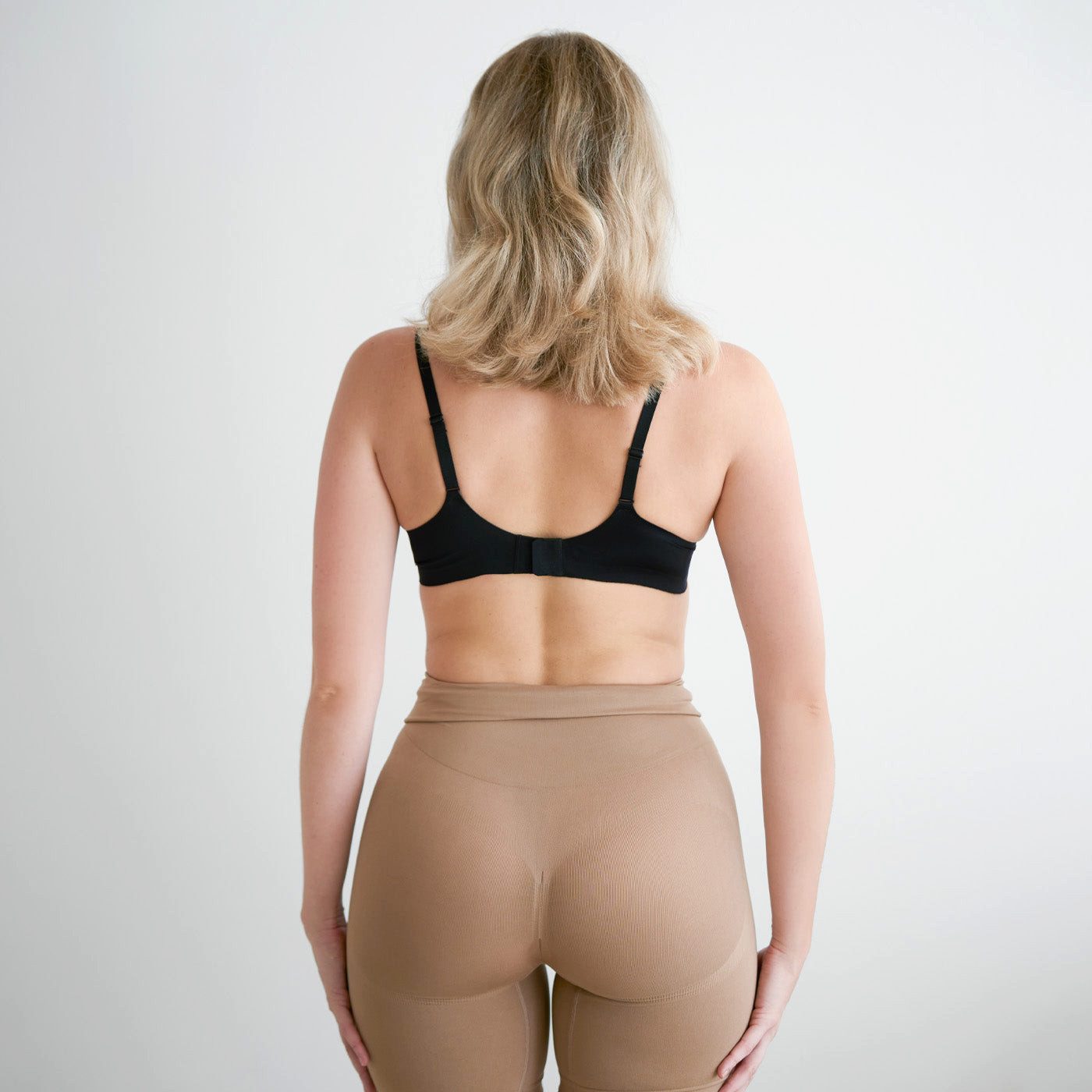 cfab (creamy fabrics) Push-up-BH Vorgeformter Push-up-Bügel-BH-Beige-80B (1-tlg)