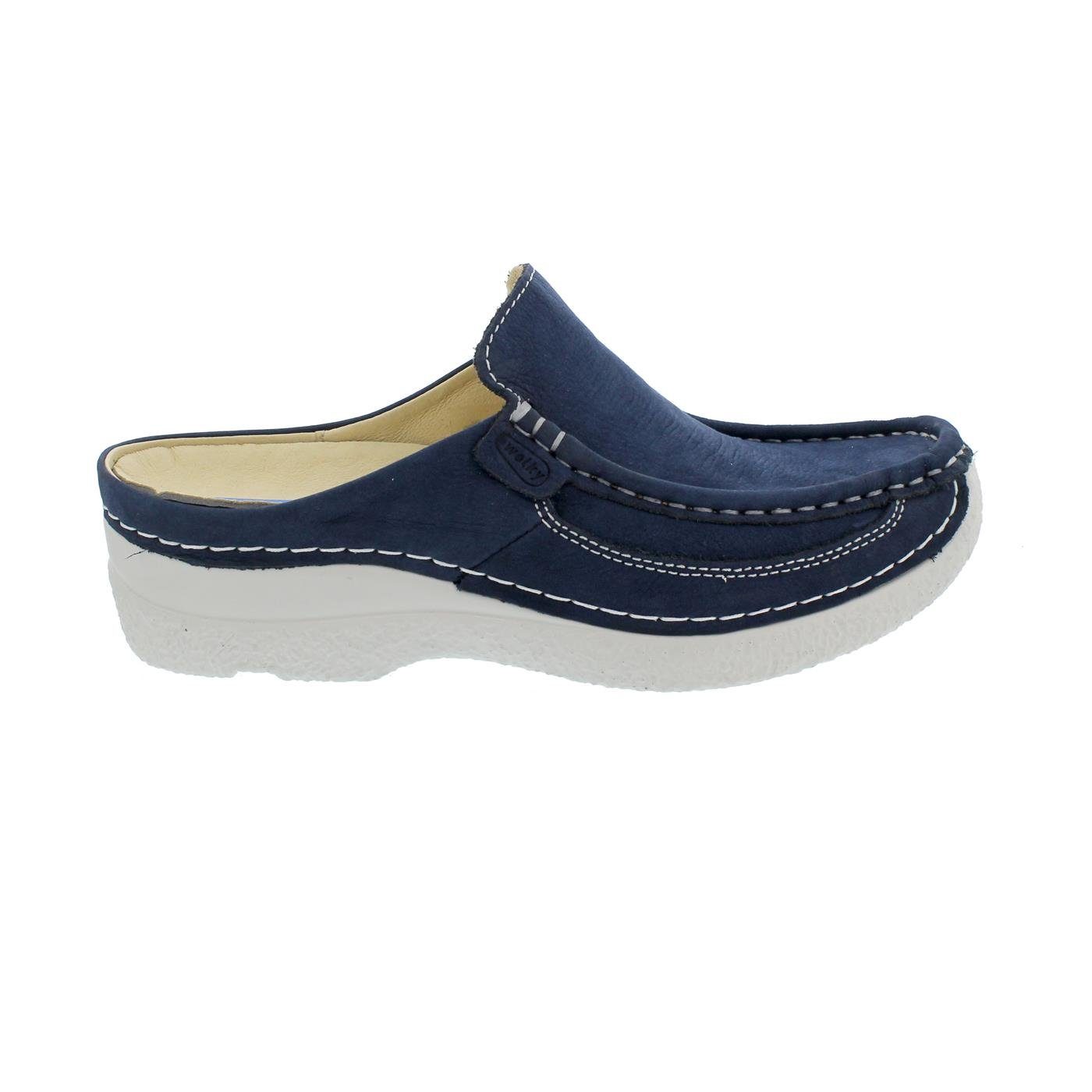 Wolky Roll-Slide, Clog, Antique nubuck, Denim 0620211-820 Clog