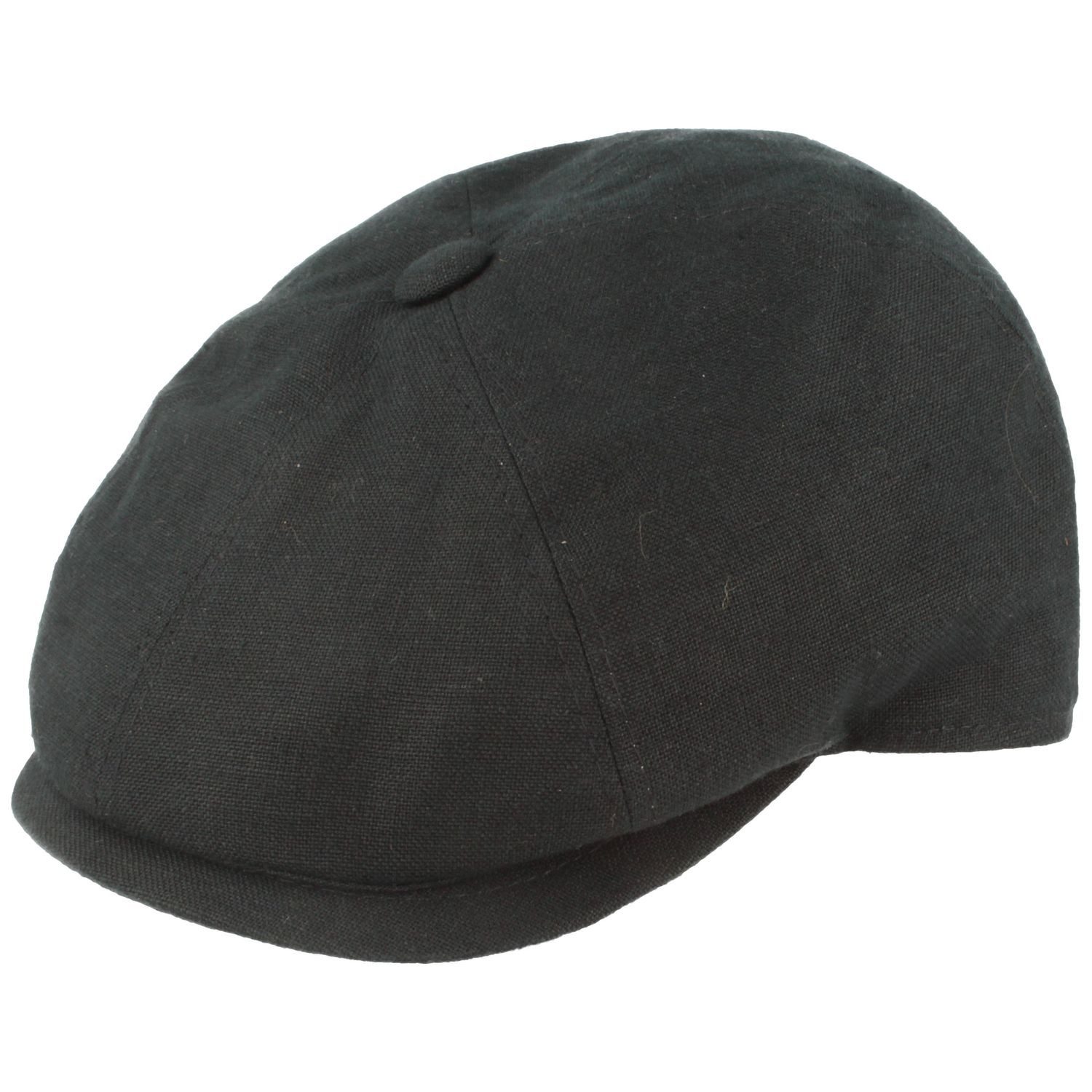 Breiter Schiebermütze 6-teilige Flatcap 100% Organic Leinen