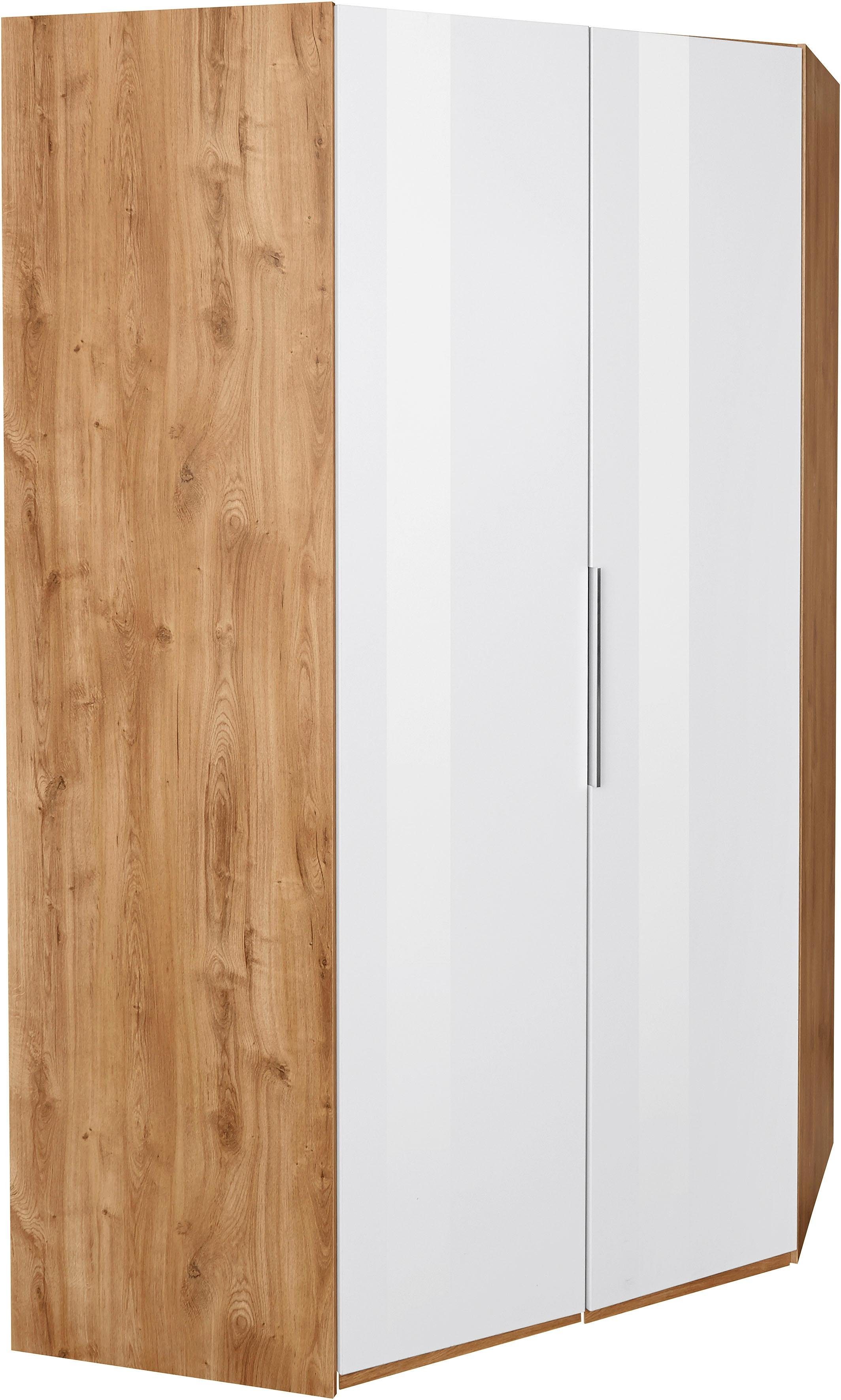 Wimex Eckkleiderschrank Level by fresh to go mit Glastüren