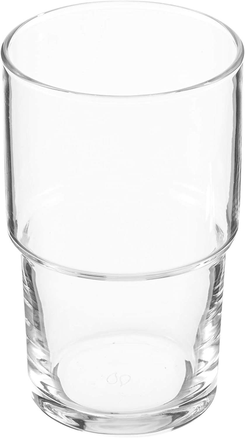 6er Glas Pasabahce 440cc Hill Trinkglas Gläser-Set Saftglas stapelbar