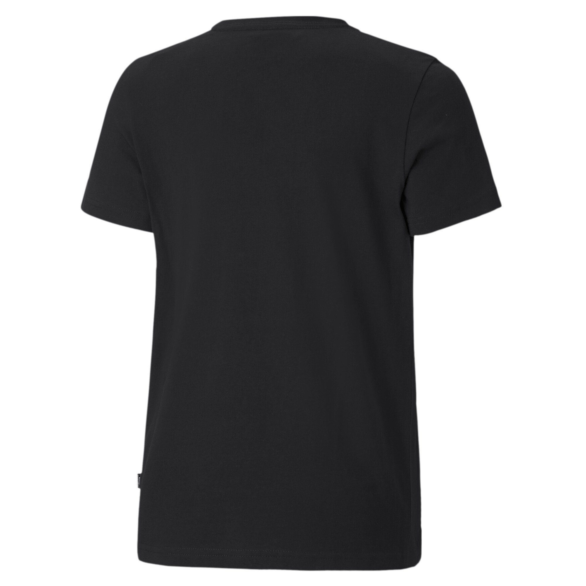 PUMA Jungen T-Shirt Logo Black T-Shirt mit Essentials