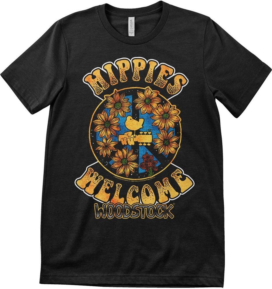 Woodstock T-Shirt Hippies Welcome T-Shirt
