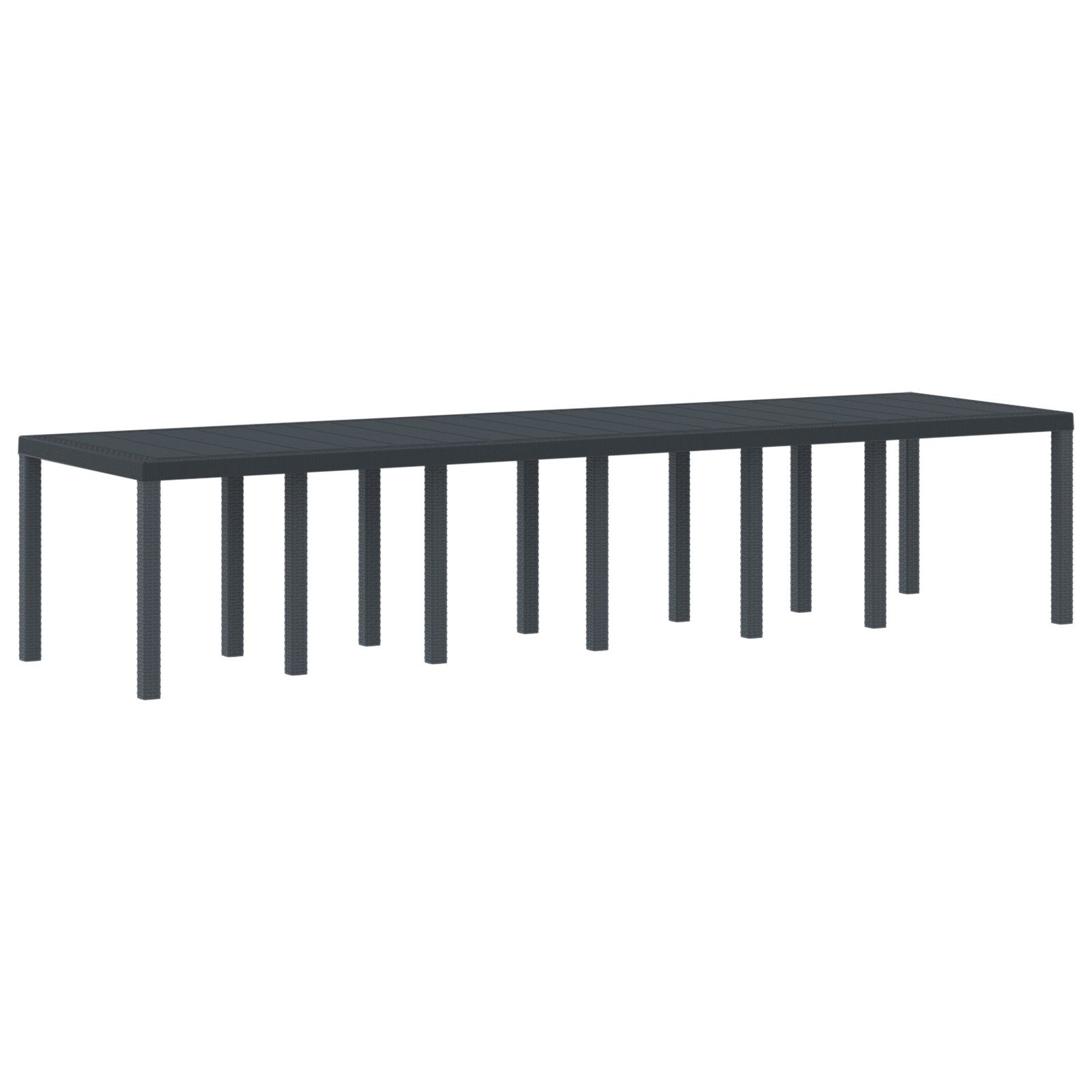 vidaXL Gartentisch Gartentisch Anthrazit 350x100x73 cm günstig online kaufen