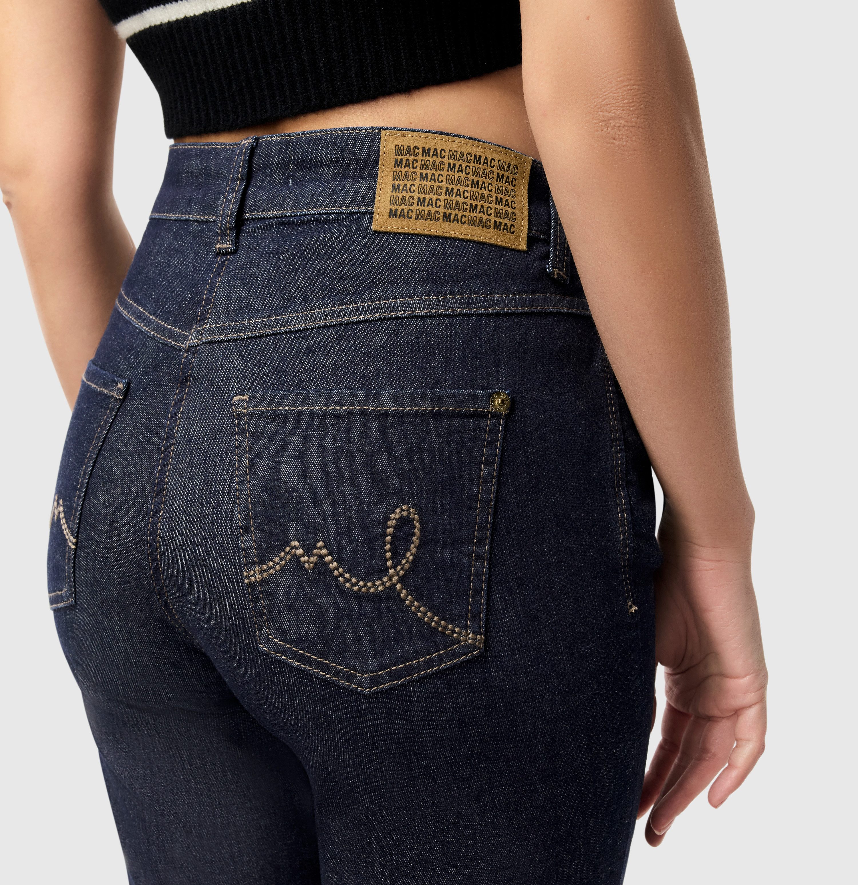MAC Bootcut-Jeans LAURA Figurformende Denim-Qualität – Bild 4 von 5