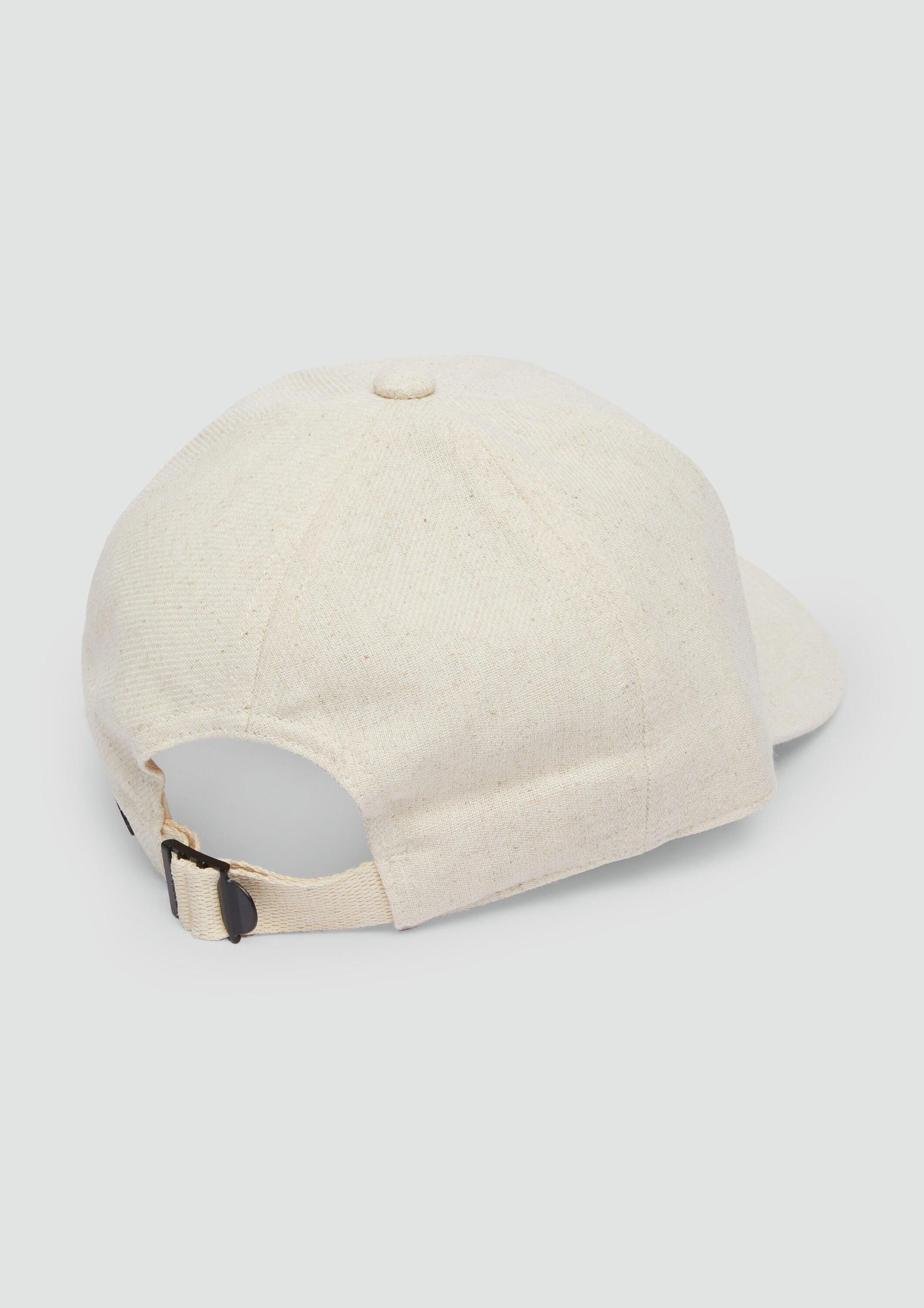 s.Oliver Snapback Cap Kappe Melierte Cap aus Leinenmix