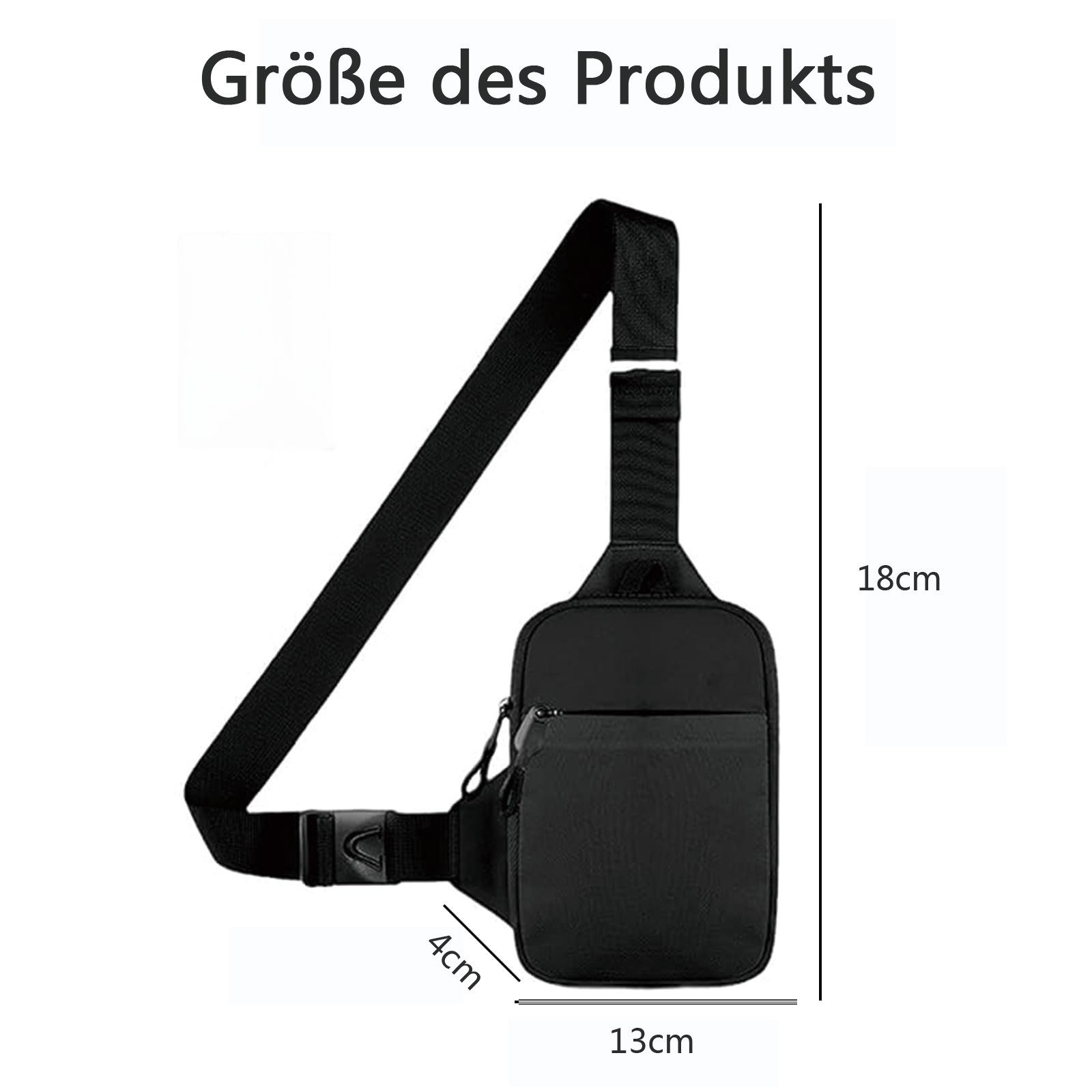 Coonoor Schultertasche Crossbody-Tasche, Wasserdichte Umhängetasche, Crossbody-Rucksack, für Männer und Frauen, ideal für Outdoor Sports Reise