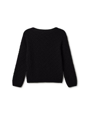 TWOTHIRDS Strickpullover Jeungdo - Black aus 100% Bio Baumwolle