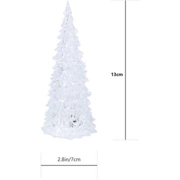 GelldG Künstlicher Weihnachtsbaum LED Christbaum 13cm Weihnachtsbaum Tannenbaum