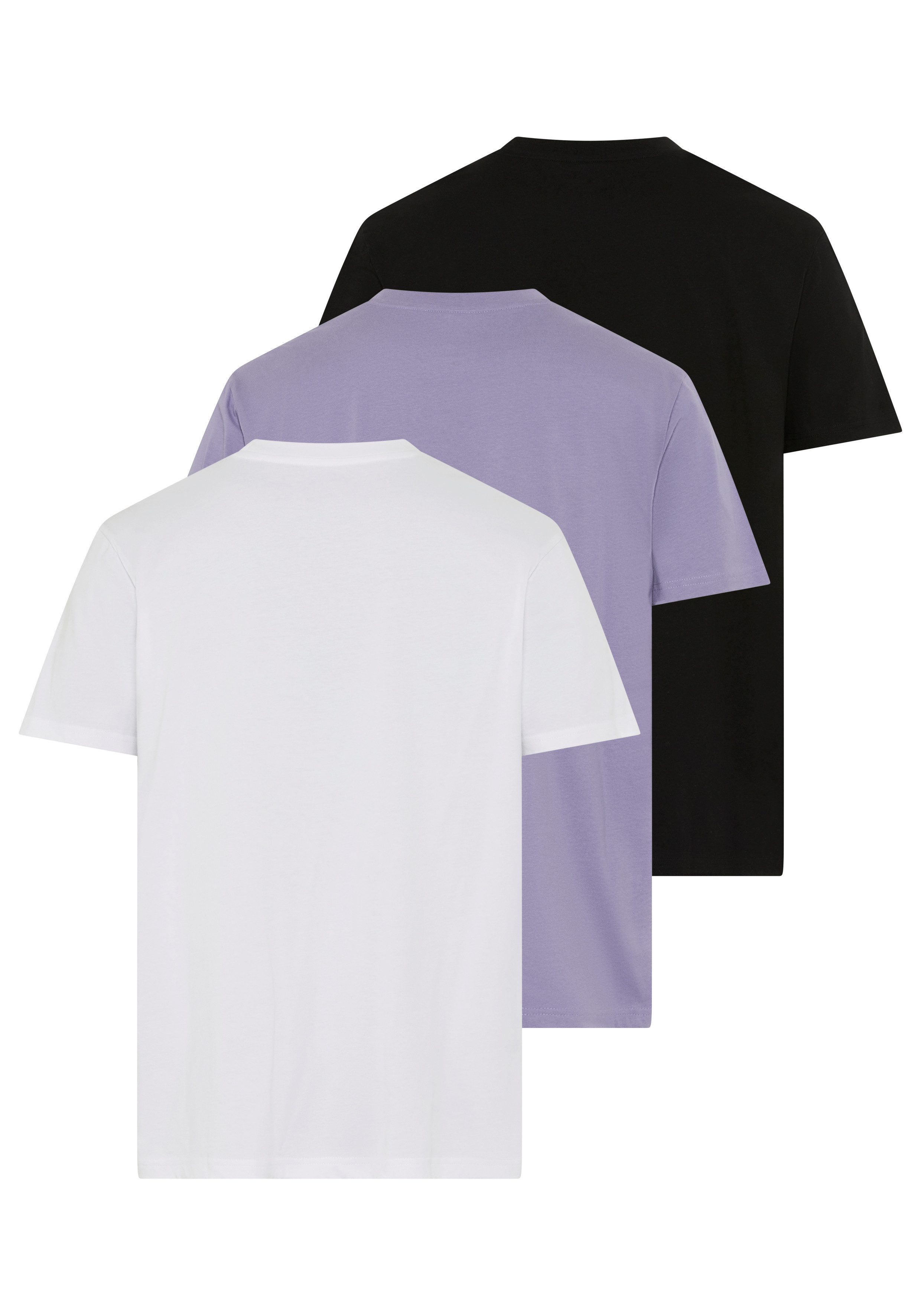 Quiksilver T-Shirt MINIDISCO 3PACK (3-tlg) sportlicher Stil, Kurzarm, für Alltag und Freizeit