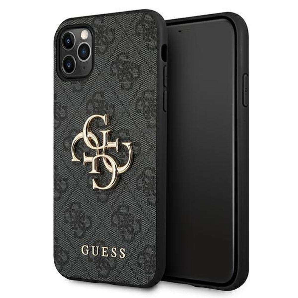 Guess Handyhülle Guess GUHCN584GMGGR iPhone 11 Pro grau / graues Ha