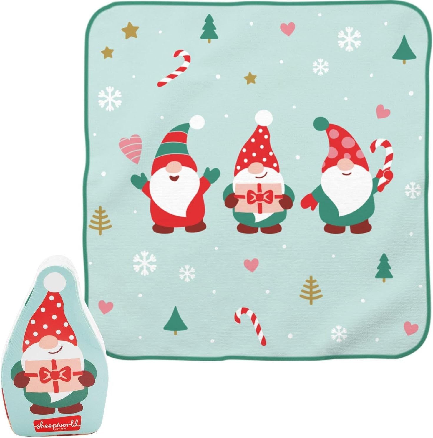 Sheepworld Handtuch Kinder Zauber-Handtuch 30x30cm Geschenk Weihnachten Sheepworld