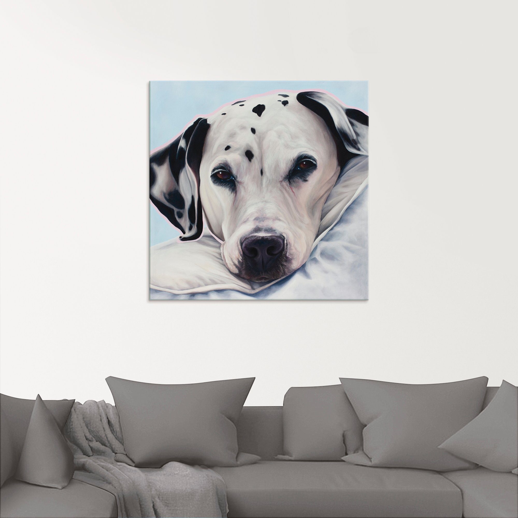 Artland Glasbild »Dalmatiner Anka«, Haustiere (1 Stück)-kaufen