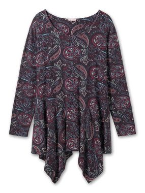 sheego by Joe Browns Langarmshirt Große Größen in Longform, mit Paisley-Print