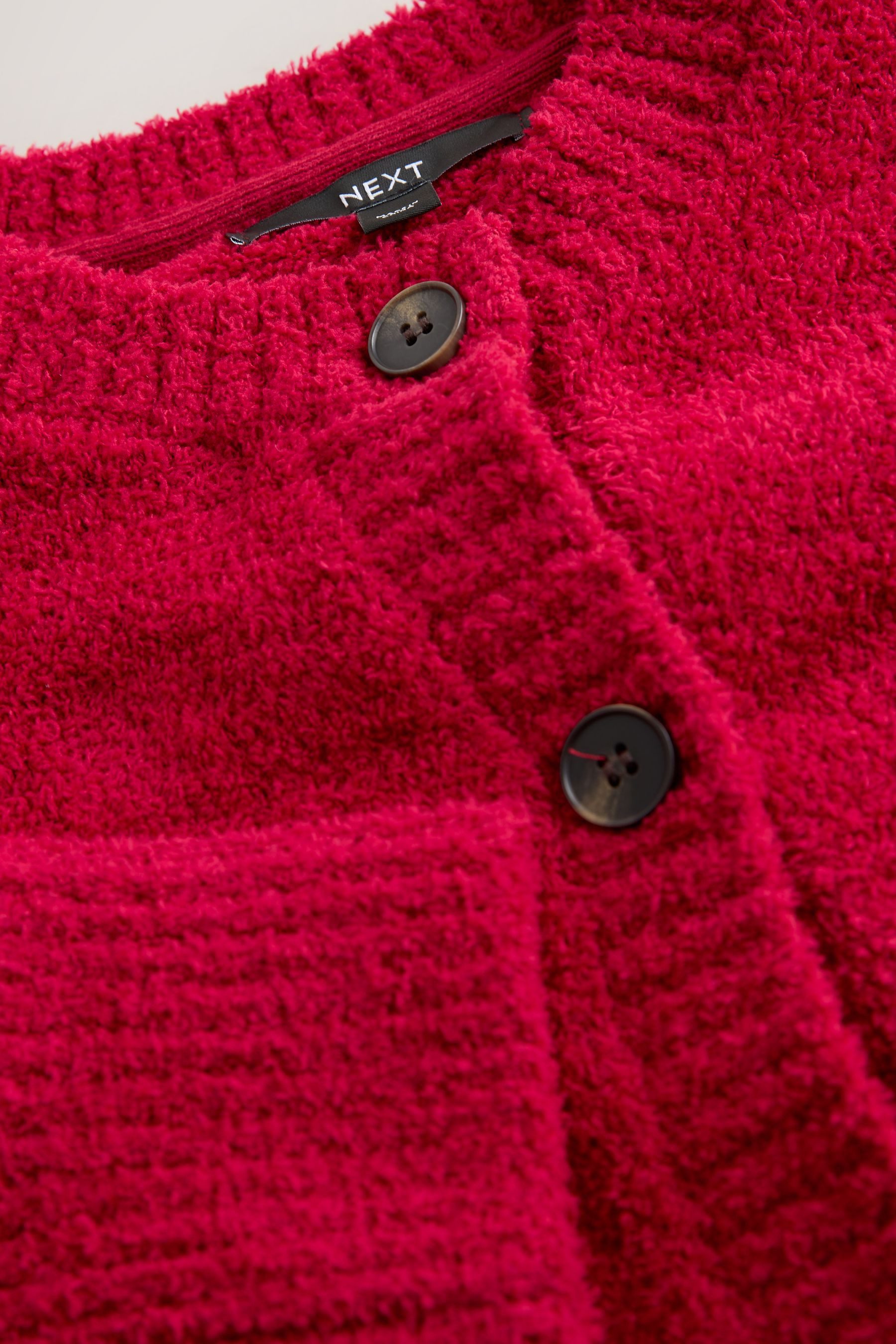 Next Cardigan Kuschelige Strickjacke mit Knopfverschluss (1-tlg)