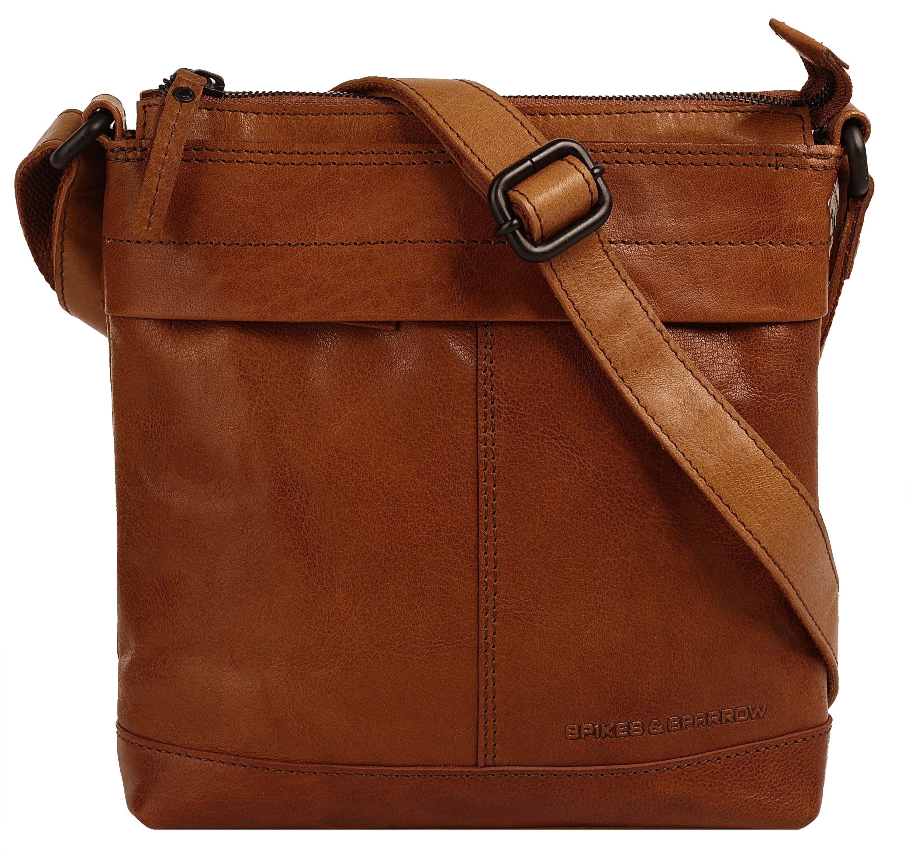 Spikes & Sparrow Umhängetasche, echt Leder günstig online kaufen