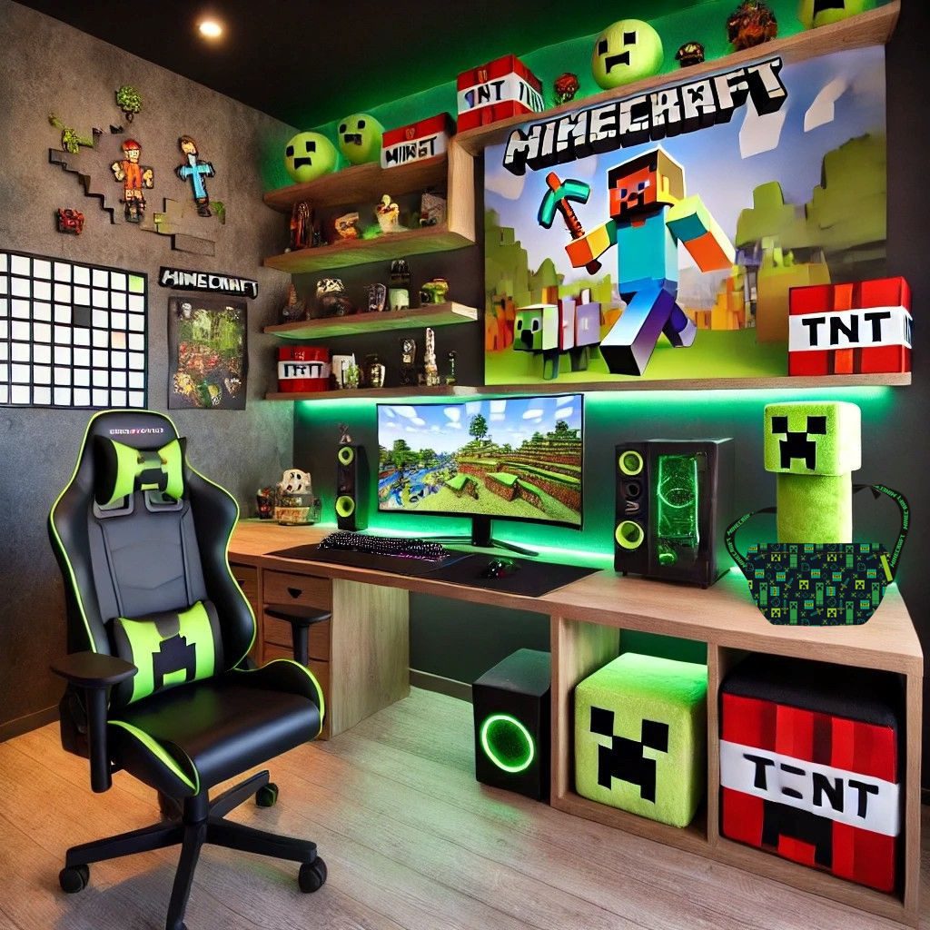 Minecraft Bauchtasche Minecraft Bauchtasche Kinder + Jugendliche Gamer – Bild 4 von 4
